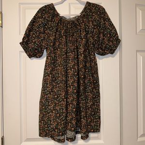 Doen Chestnut Dress XS in Black Petit Jardin